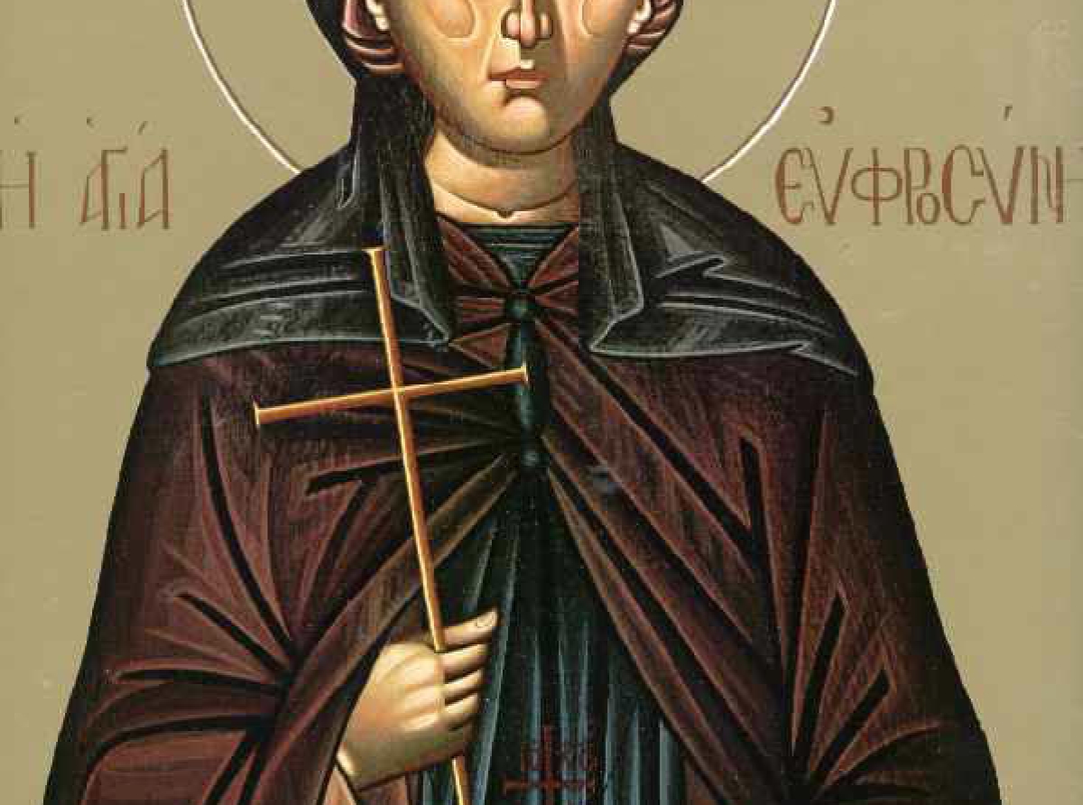 Συναξάρι 25 Σεπτεμβρίου, Οσία Ευφροσύνη