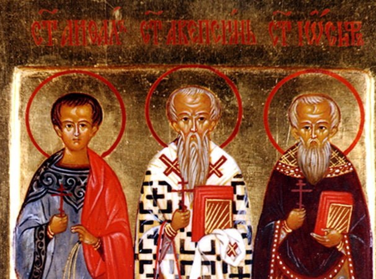 Συναξάρι 3-11, Άγιοι Ακεψιμάς, Ιωσήφ και Αειθαλάς