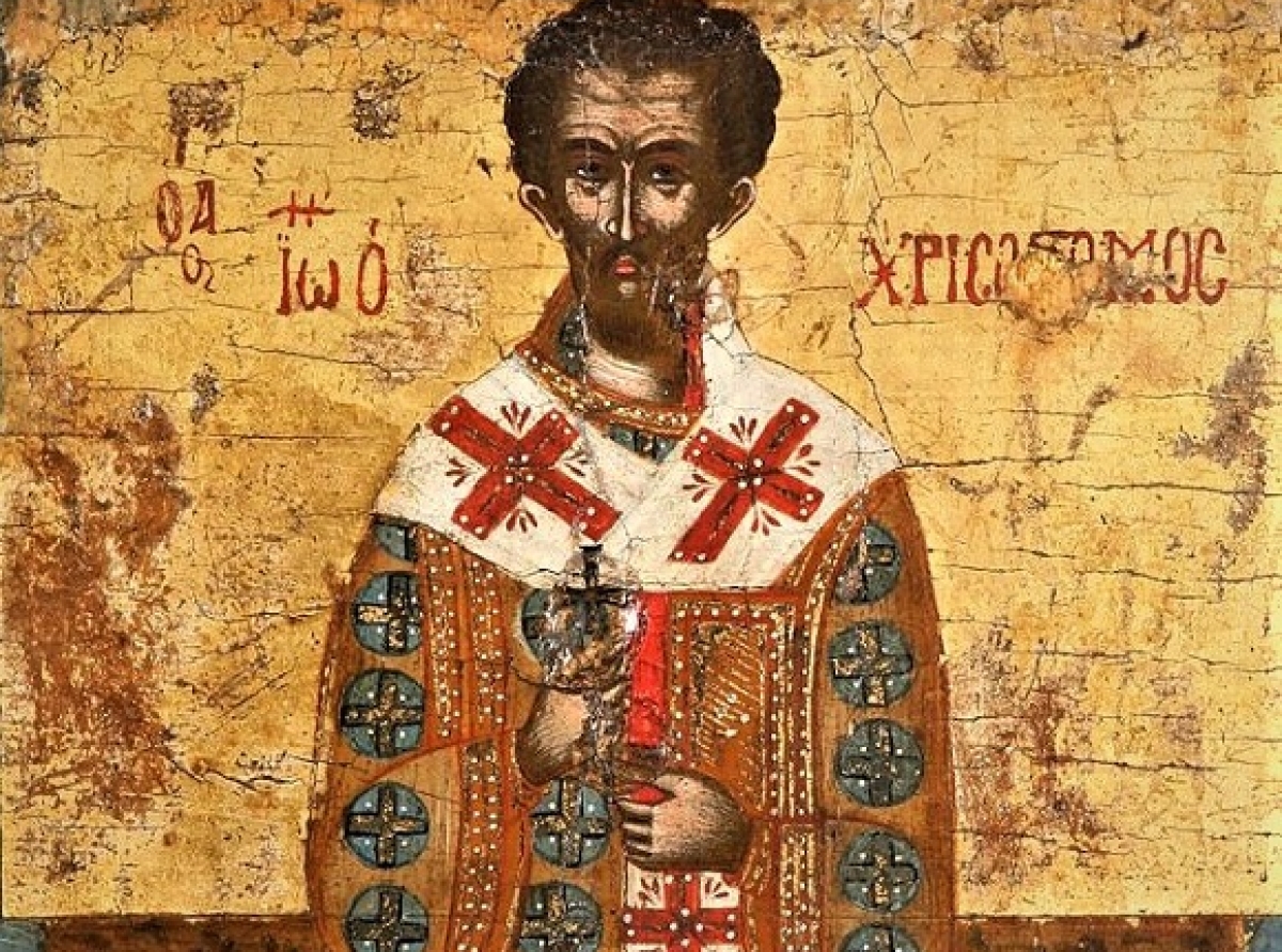 Συναξάρι 13-11, Άγιος Ιωάννης ο Χρυσόστομος Αρχιεπίσκοπος Κωνσταντινούπολης