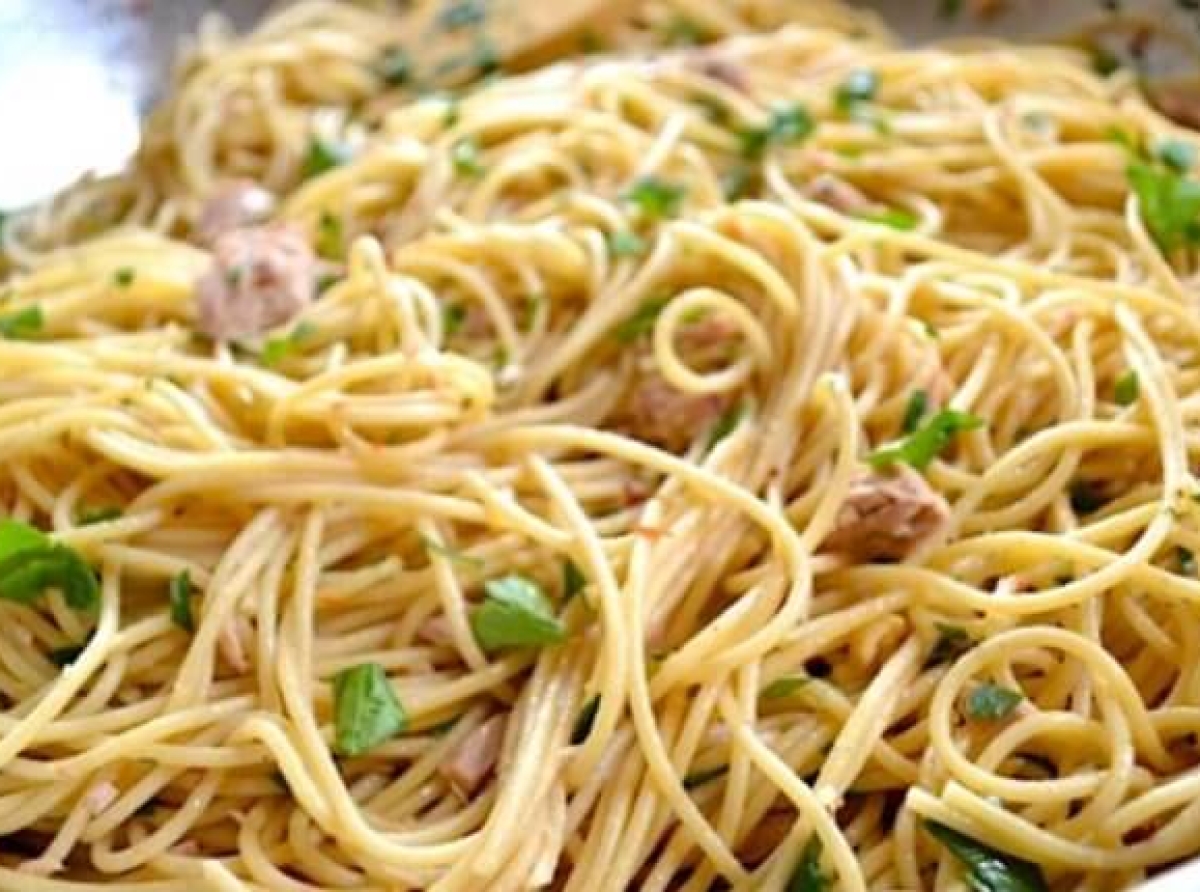 Μοναστηριακά μακαρόνια με τόνο