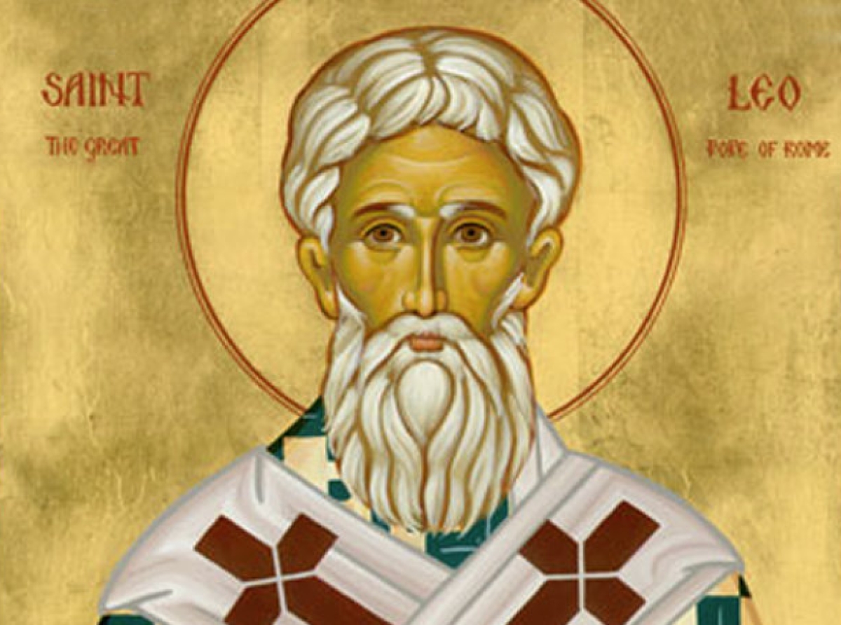 Συναξάρι 18 φεβρουαρίου, Άγιος Λέων