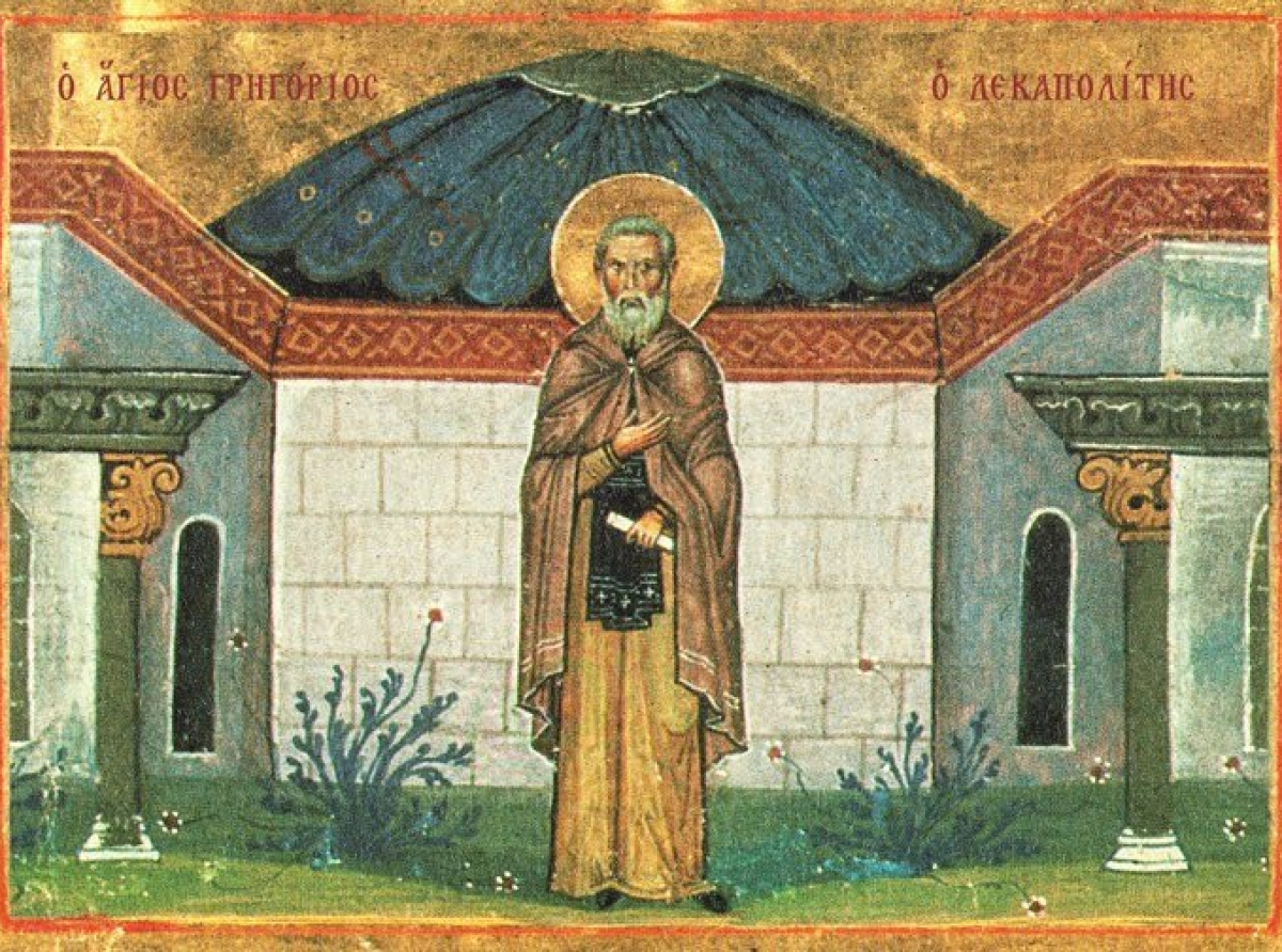 Συναξάρι 20 Νοεμβρίου, Όσιος Γρηγόριος ο Δεκαπολίτης