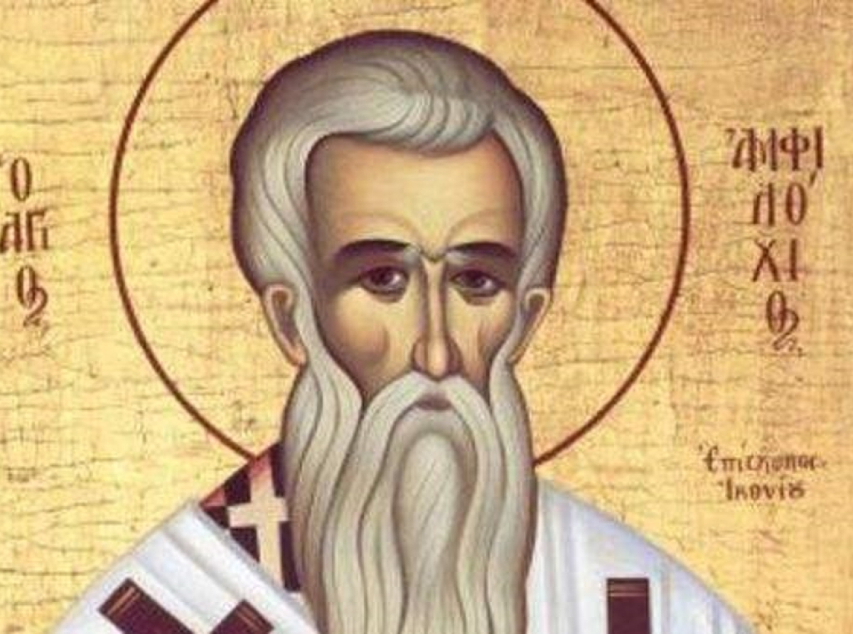 Συναξάρι 23 Νοεμβρίου, Άγιος Αμφιλόχιος