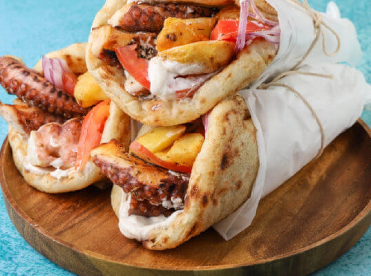 Σουβλάκι χταποδιού είναι  εκπληκτικό και νηστίσιμο!