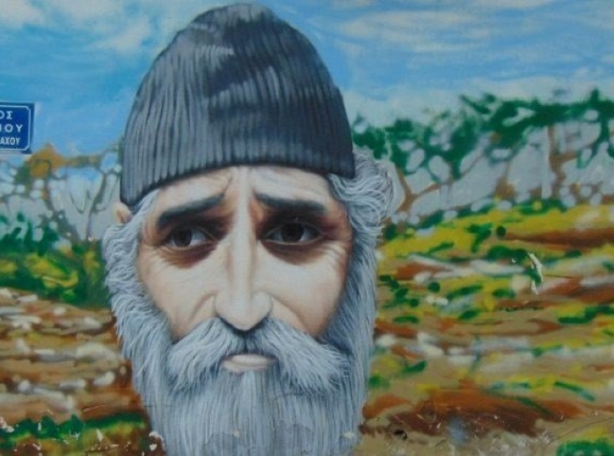 Ο Άγιος Γέροντας Παίσιος και ο Δημήτρης κάπου κοντά στην πλατεία Μετεώρων…