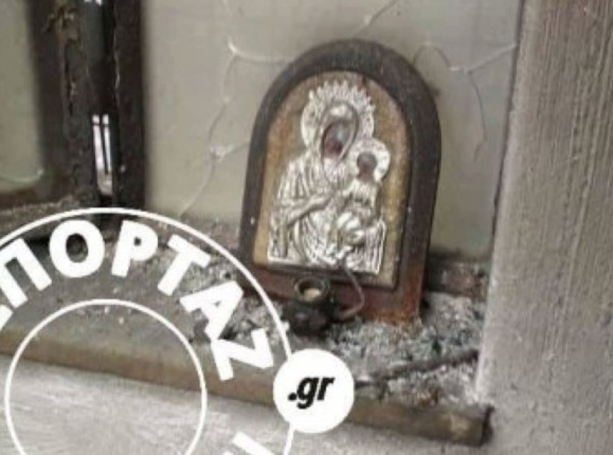 Συγκλονιστικό: Όλα κάηκαν, η Παναγία παρέμεινε όρθια μέσα στις στάχτες στο Μάτι