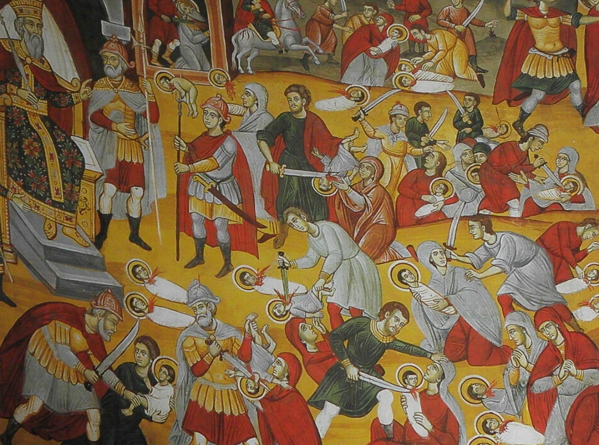 Συναξάρι 29 Δεκεμβρίου, Σφαγιασθέντων Νηπίων με διαταγή του Ηρώδη