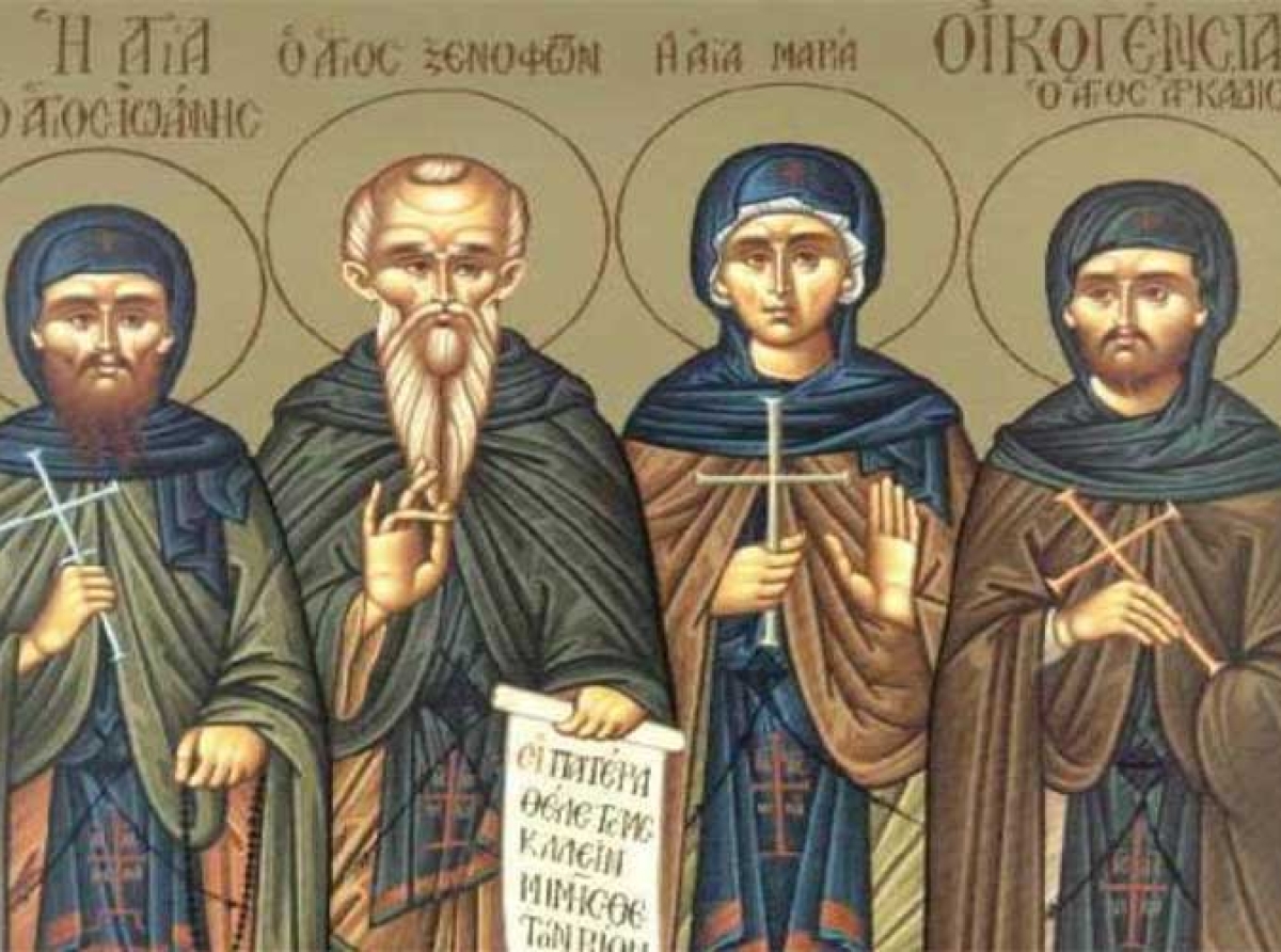 Συναξάρι 26 Ιανουαρίου, Όσιος Ξενοφών