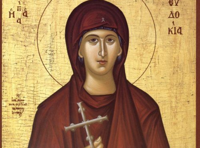 Συναξάρι 1 Μαρτίου, Αγία Ευδοκία