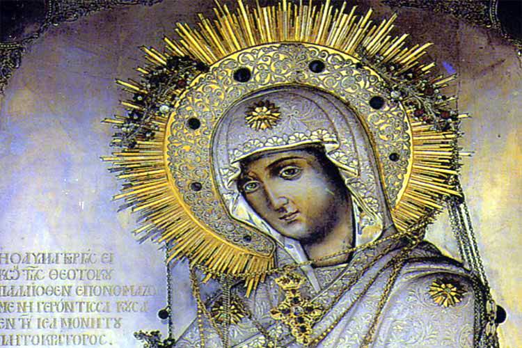 Η Θαυματουργή Εικόνα της Παναγίας της Γερόντισσας  από το Άγιον Όρος στην Επανομή Θεσσαλονίκης