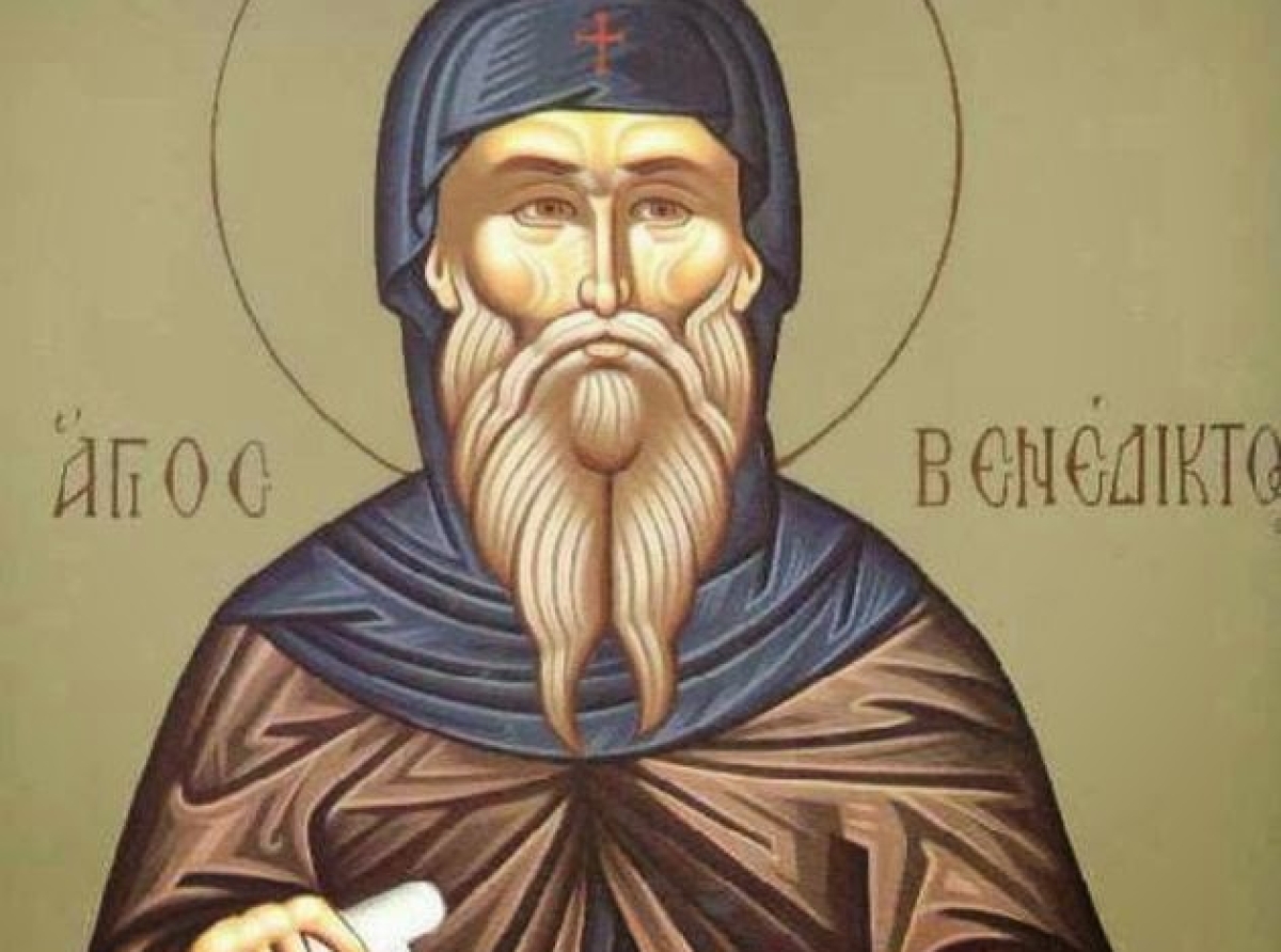 Συναξάρι 14 Μαρτίου, Όσιος Βενέδικτος ο εκ Νουρσίας