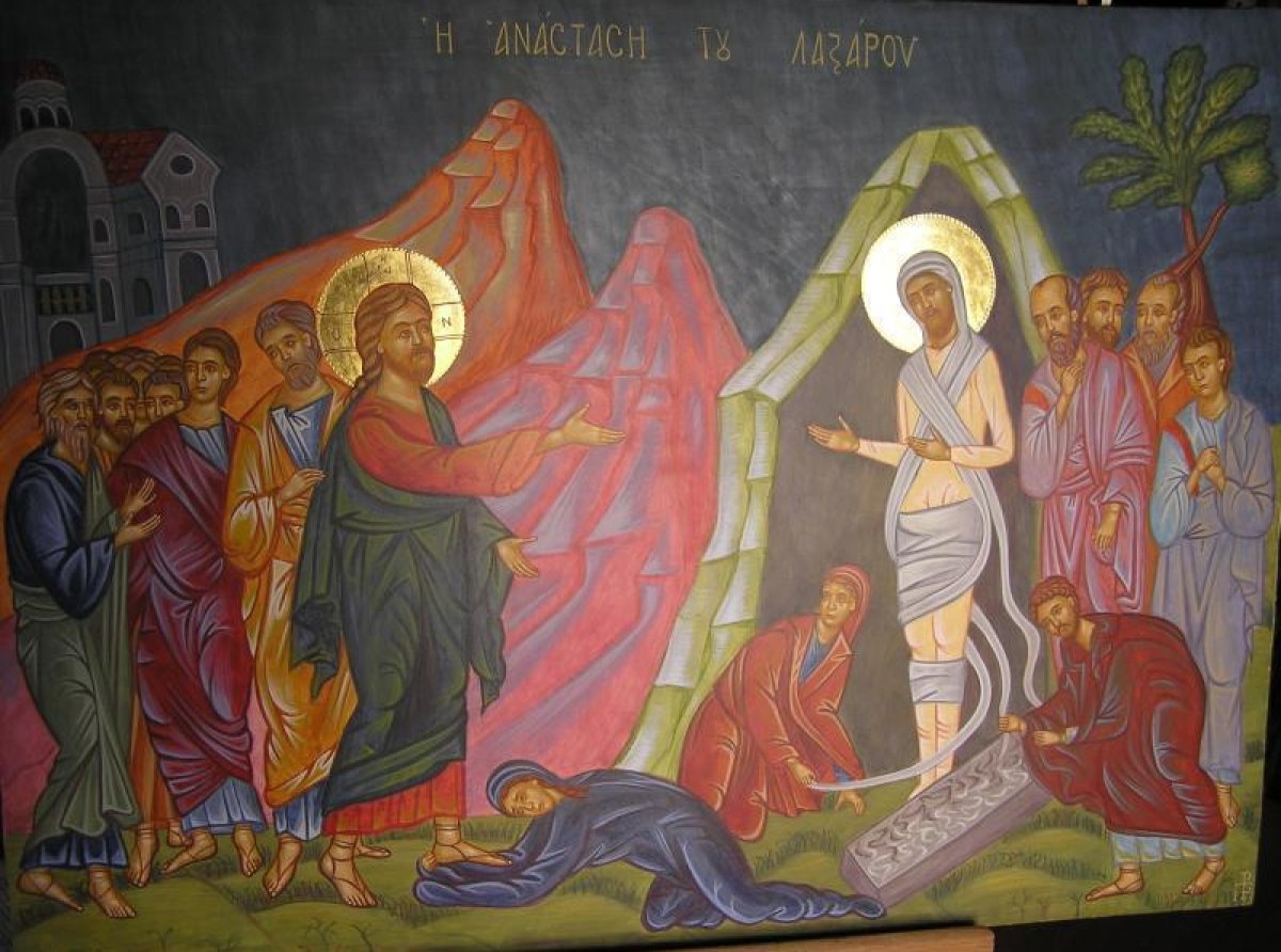 Συναξάρι, Ανάσταση του Λαζάρου