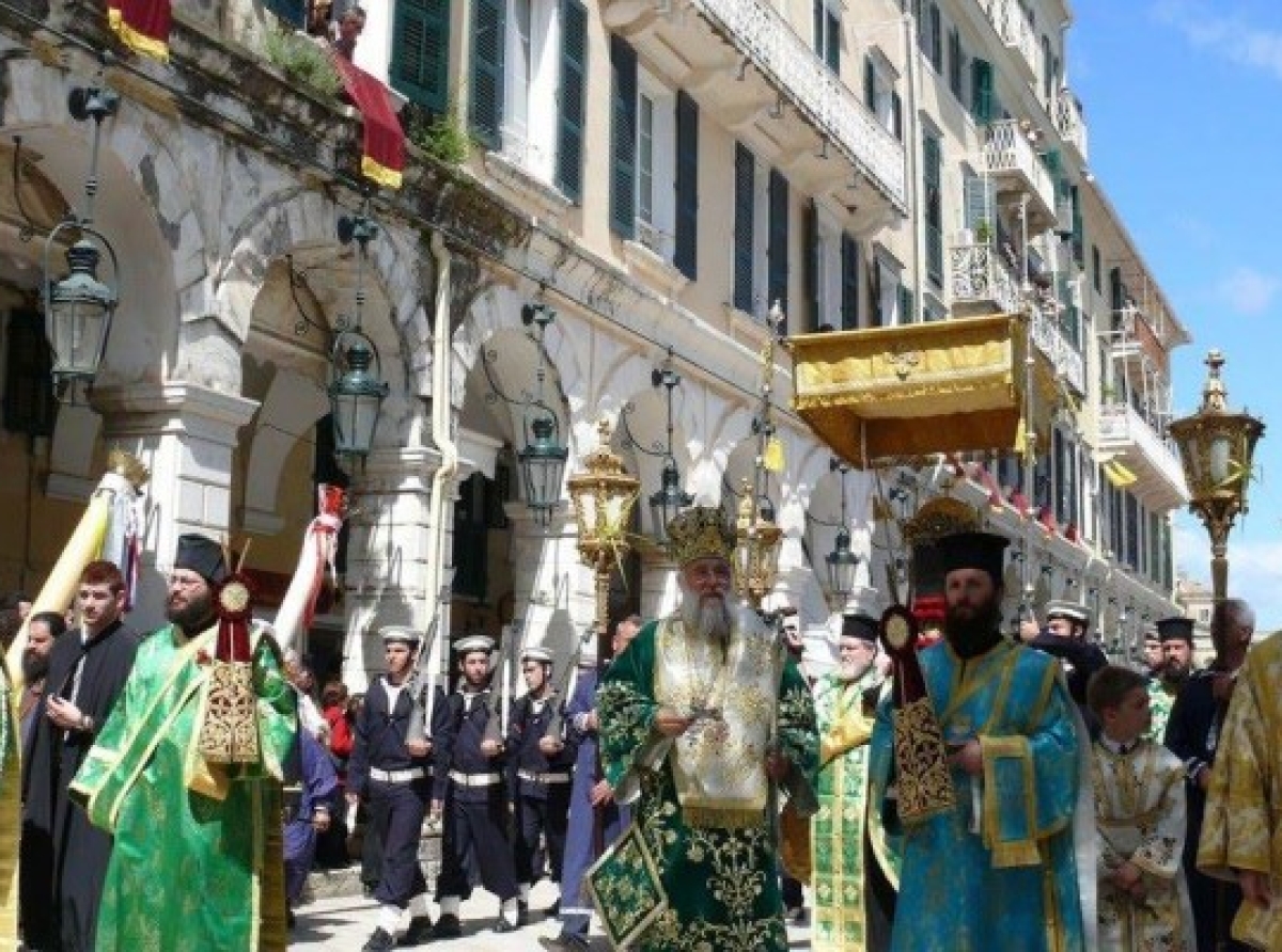Η Κυριακή των Βαΐων και το θαύμα του Αγίου Σπυρίδωνα στην Κέρκυρα