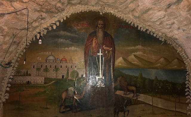 Ο Άγιος Γεράσιμος ό Ιορδανίτης που ασκήτευσε στις όχθες του Ιορδάνη στο Ισραήλ